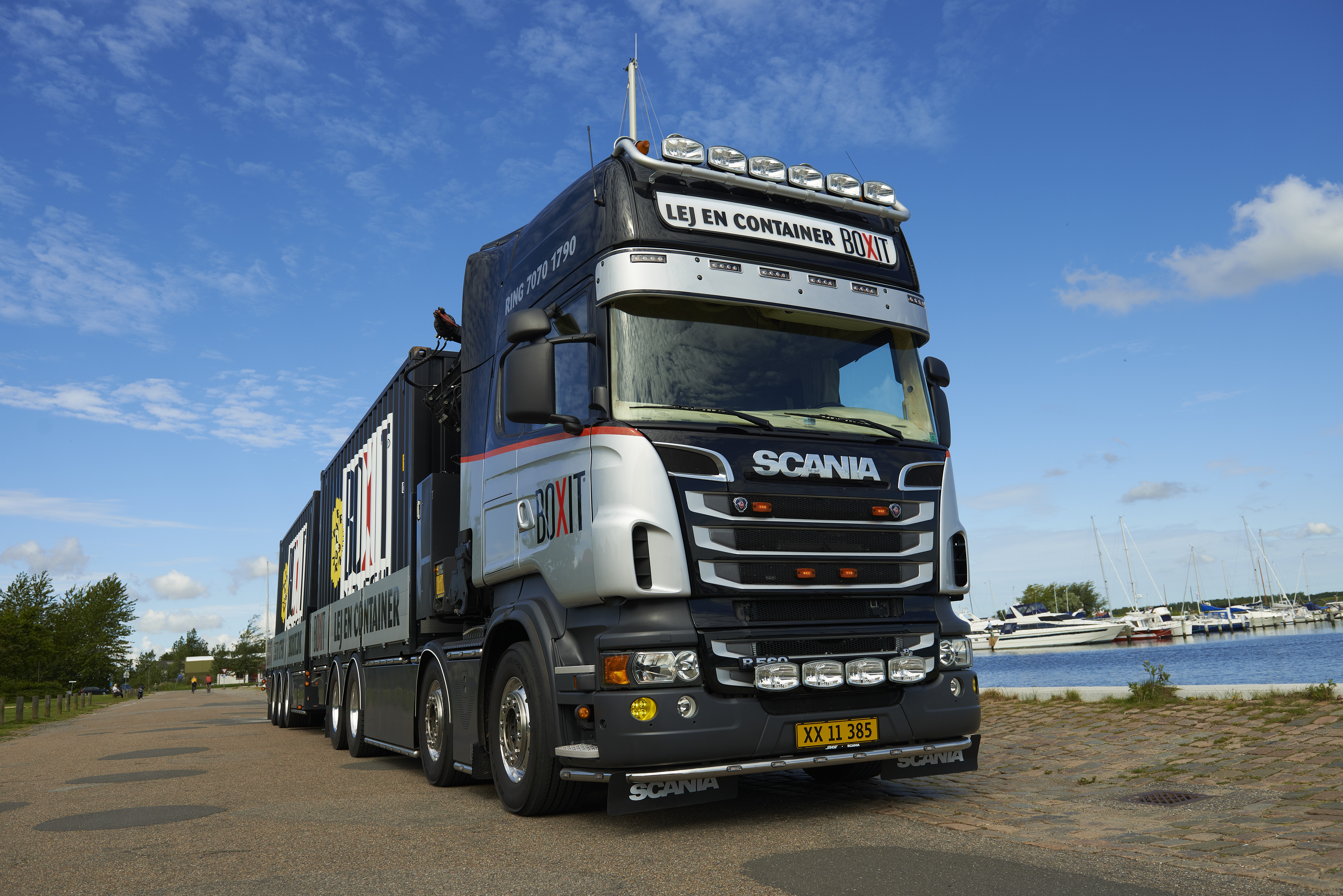 Levering af containere