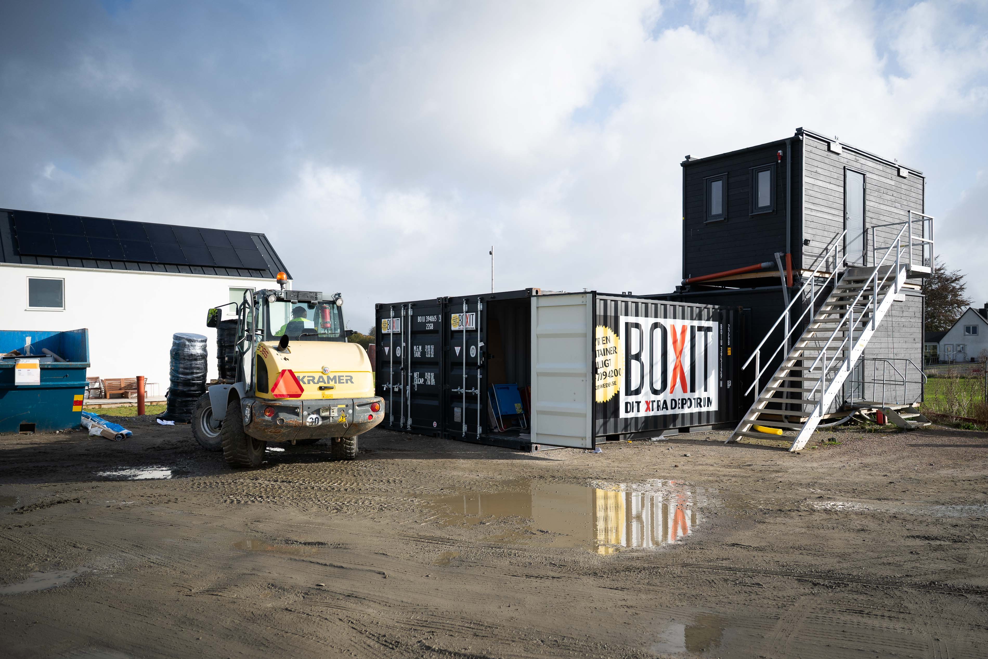 BOXIT container til opbevaring på byggepladsen