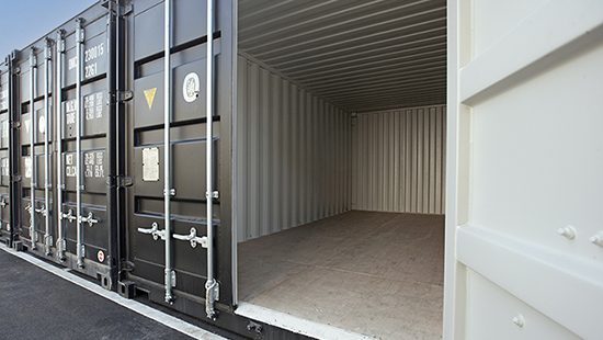 Se hvordan du åbner containerdørene