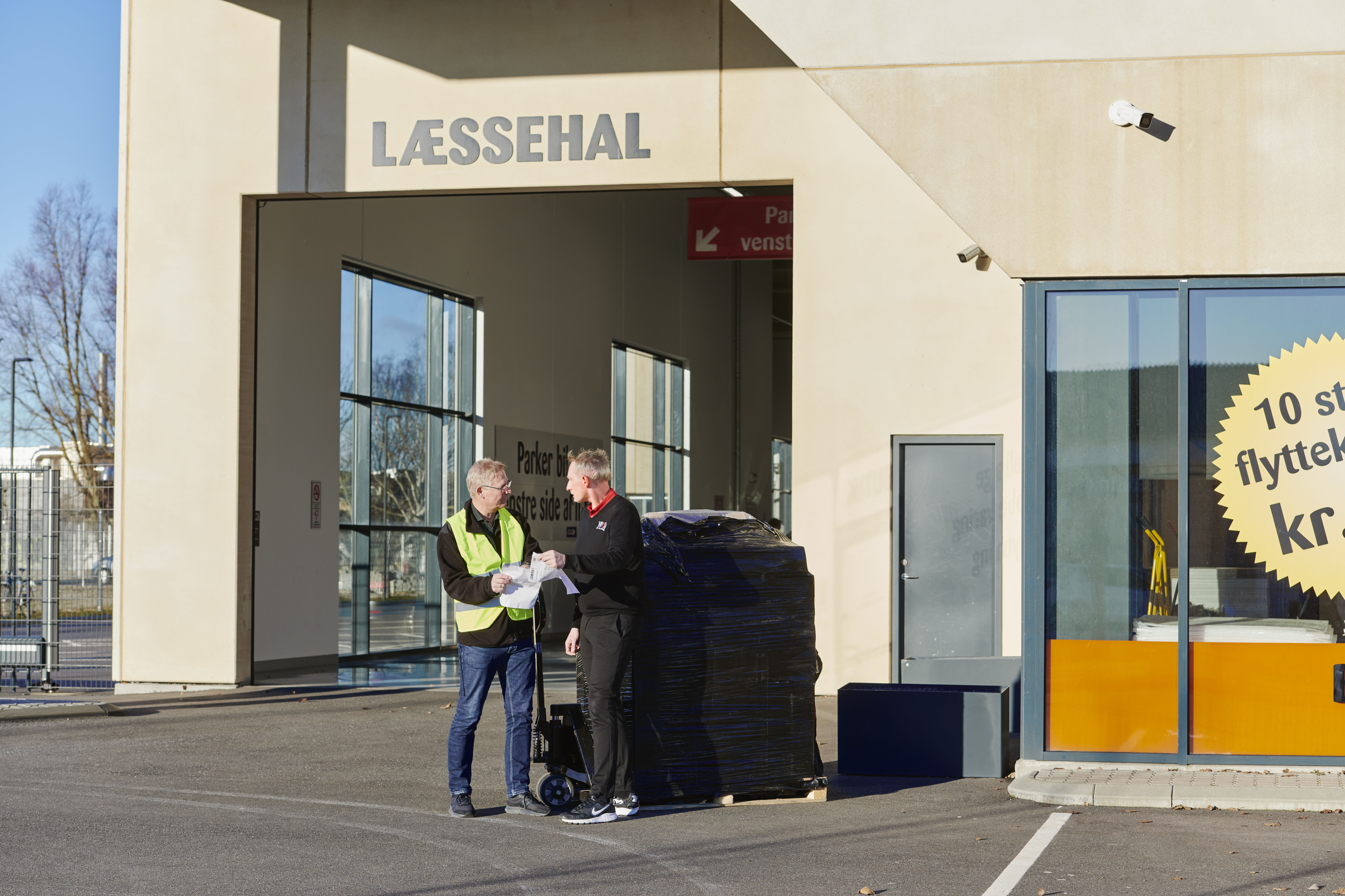 Lagerplads i Flexoffice