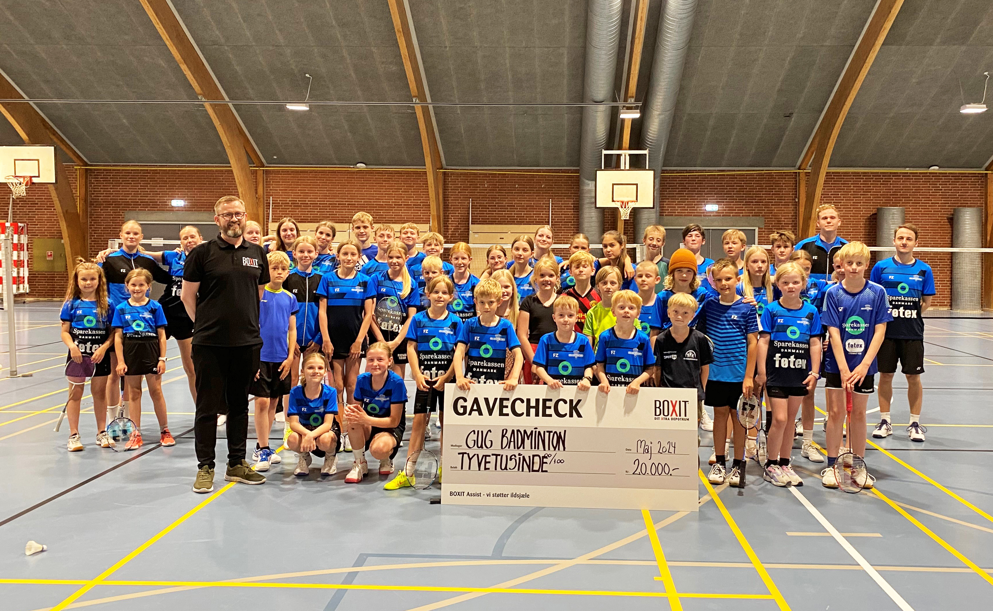 Gug badmintonklub vinder førstepladsen i Aalborg området