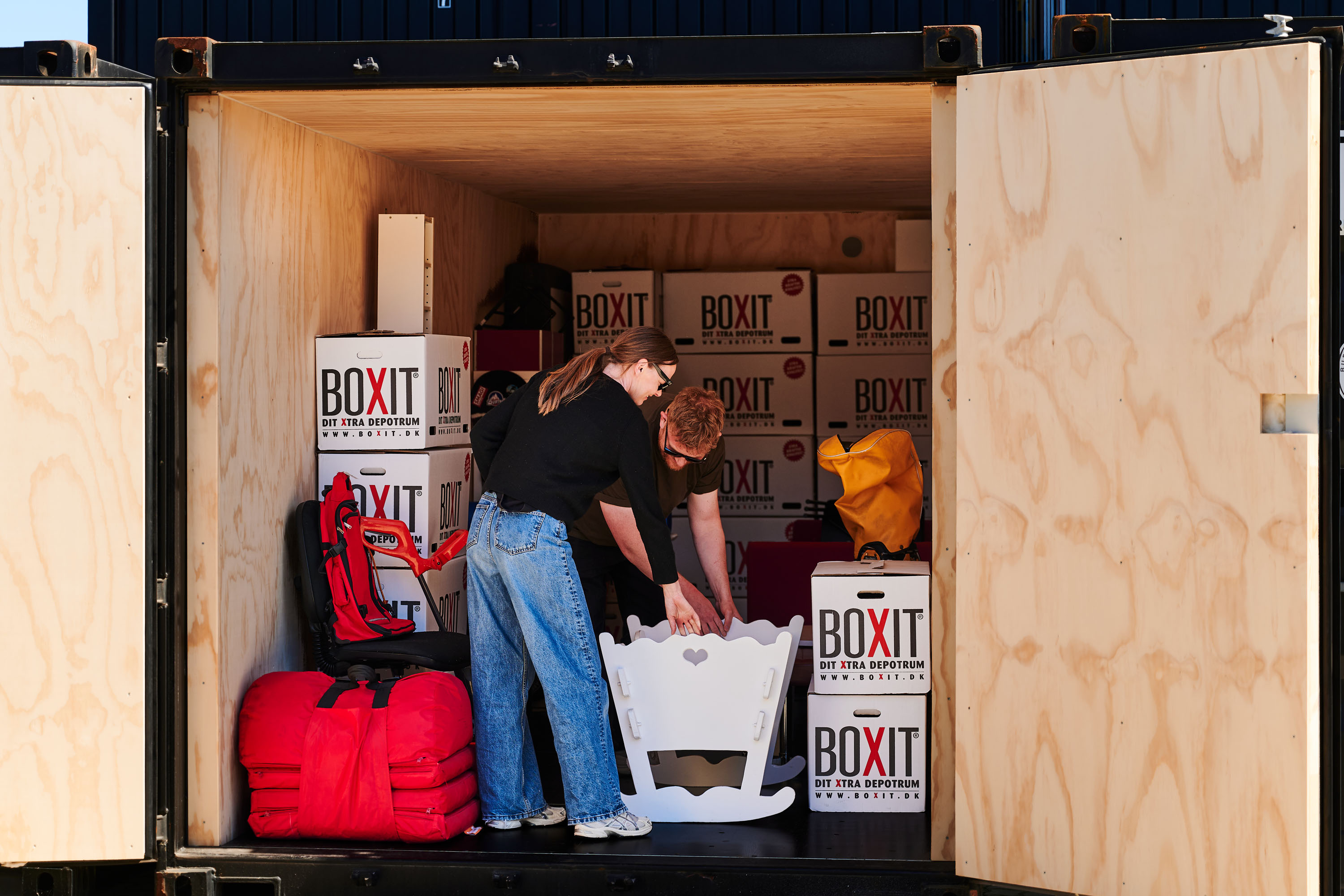 Depotcontainer hos BOXIT