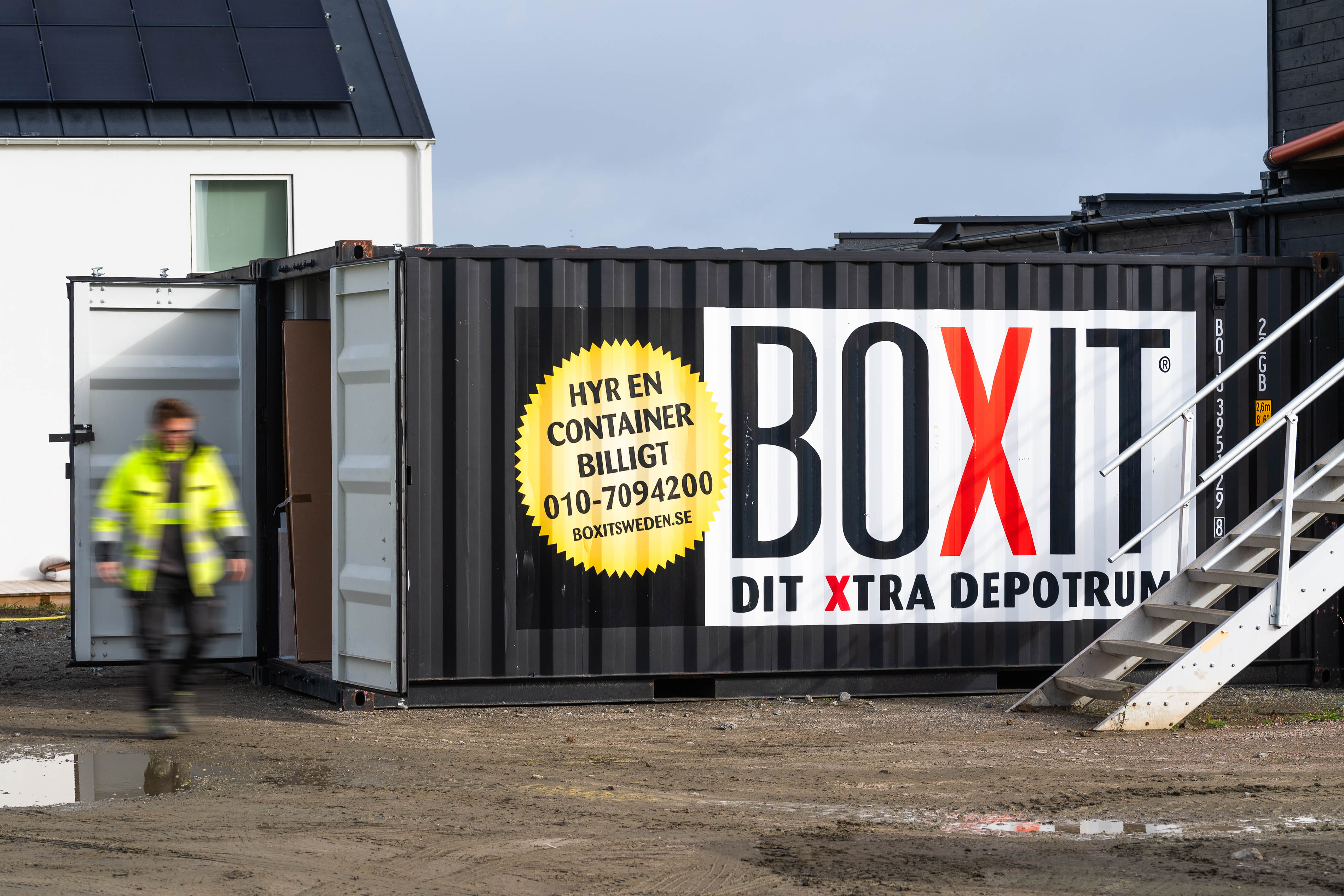 Praktisk BOXIT container gør opbevaring nem på byggepladsen