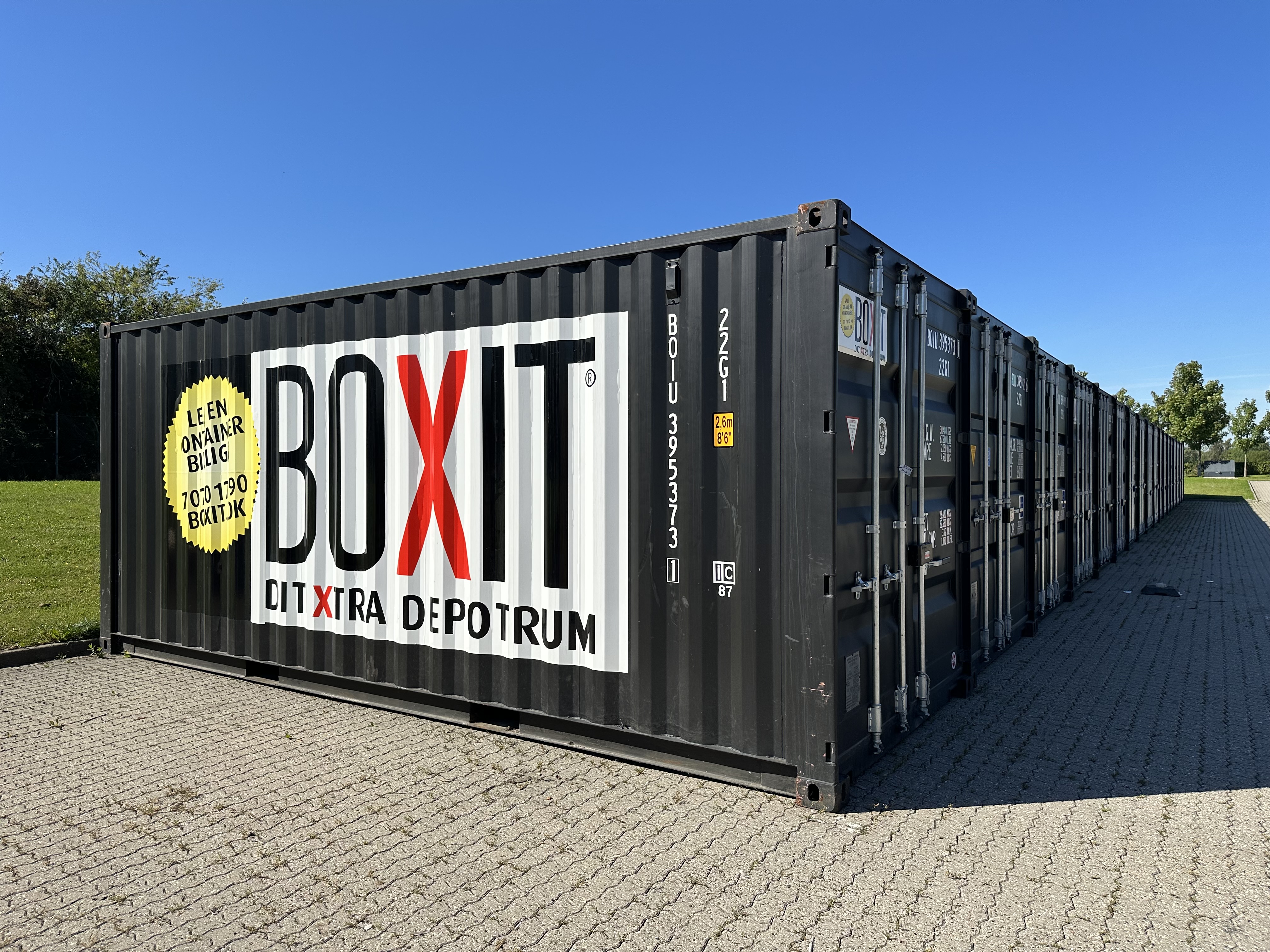 Lej en lagercontainer hos BOXIT
